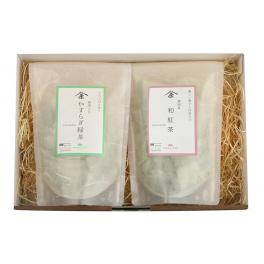 日本茶ティーバッグ やすらぎ緑茶＆和紅茶セット