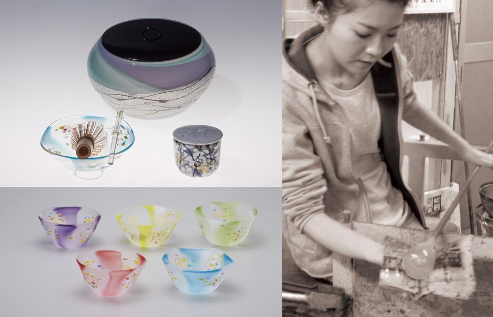 9月2日から展示会がスタート！栗原瑠璃華さんの吹きガラス作品をご紹介します。